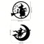 Enchant Your Space With This Exquisite Witch And Moon Metal Wall Art! Crafted With Intricate Details, This Stunning Decor Piece Adds Mystical Charm To Bedrooms, Studies, Or Any Living Area.