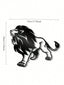 1 PC Lion King Metal Wall Art - Rustic Iron Cutout Plaque for Farmhouse, Office Living Room Bedroom, Jungle Theme Decor with Easy Hang Kit, Majestic Animal Sign Gift Ready, Suitable for Christmas, Halloween, Thanksgiving, Valentine's Day Gifts, Suitable f