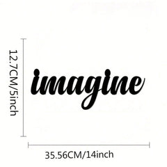 Metal Cursive Word Sign Wall Plaque - Everlasting And Inspiring Style, Appealing Wall Art, Exquisite Decorative Piece,Art For Women,Suitable For Room Decor,Wall Decor