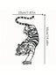 1PC Bohemian Tiger Metal Wall Art - Laser Cut Wild Cat with Filigree Detailing, Wrought Iron Jungle Decor for Living Room or Music Studio, Festival Gift, Suitable for Christmas, Halloween, Thanksgiving, Valentine's Day Gifts, Suitable for Modern Home Deco