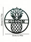 Black Metal Pineapple Wall Decoration - Exquisite wrought iron floral decoration, a unique personalized gift for fruit lovers. Perfect for home or garden decoration, suitable for modern home decoration, room decoration, bedroom decoration