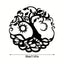 1pc Tree Of Life Wall Art Decor - Exquisite Outdoor Metal Sculpture Designed For Garden And Living Room Spaces. This Intricately Crafted Piece Adds Elegance And Natural Charm To Your Home