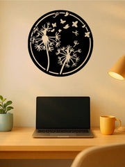Elevate Your Space With This Premium Black Iron Metal Wall Art, Featuring Intricate Botanical Motifs. Designed For Both Indoor And Outdoor Use, It Serves As A Unique Personalized Gift For Any Occasion,Suitable For Modern Home Decor