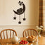 1 piece of "Goodnight Baby" metal wrought iron silhouette wall decoration, suitable for children's rooms and bedrooms, creating a warm and quiet atmosphere.