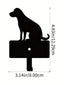 1pc Elegant Dog-Themed Personalized Gift - Black Shelf, A Highlight Of Your Living And Sleeping Area For Comfort At Home, Perfectly Matched With Plush Pet Figurine.