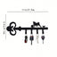 1pc Elegant Black Metal Home Decor Key Holder Hook, Customizable Gift Choice, Perfect For Organizing Items, Suitable For Modern Home, Bedroom, Bathroom Decor, Waterproof, Rust-Resistant, Durable, Wall Mountable