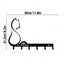 1pc Metal Art Cat/Metal Paw Pet Cat Dog Clothes Hanger, Key Belt Wall Mount Storage Rack Towel Rack, Suitable For Living Room Bedroom Wall Hooks