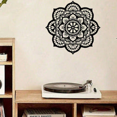 2D Metal Geometric Line Wall Art – Mandala Flower Boho Zen Spiritual Decor, Black Friday Must-Have