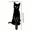 1pc Metal Dog/Cat Stake,Outdoor Metal Deer Statue,Silhouette Deer Stake,Outdoor Decor Metal Animal Stakes Waterproof