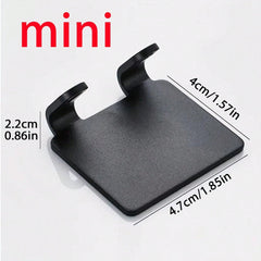 Pool Towel Rack Metal Towel Hook Wall-Mounted Towel Rack Beach Towel Hook Rack Summer Pool Towel Rack With 8 Storage Hooks For Bath Towels, Robes, Swimsuits, Jackets, Bags, Phones, Keys Black