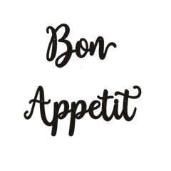 Bon Appetit Wall Décor Bon Appetit Metal Wall Sign Farmhouse Kitchen Wall Art Iron Crafts Wall Sticker