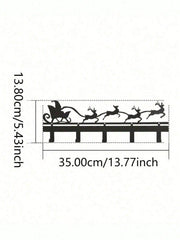 Snowflake Wall Mount Organizer with Hooks Modern Key & Coat Holder Christmas Winter Decor for Entryway Hallway