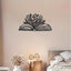 Floral Metal Book Shaped Wall Art Floral Sign Modern Wall Decor for Library Living Room Nursery Bedroom Ideal Gift for Book Lovers