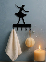 Adorable Ballerina Wall Hook – Decorative Metal Hook For Entryway, Bedroom & Kitchen. Perfect For Hanging Bags, Towels, Keys & More.