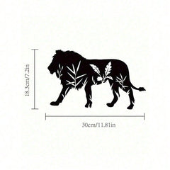 Antique Iron Finish Gothic Lion Metal Wall Sculpture, Dark Academia Witchcore Moody Wall Decor For Living Room Bedroom Office, Unique Halloween Easter Dark Valentine Housewarming Gift For Men Women