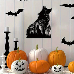 CIFbuy™ Iron Midnight Hound Wall Sculptures - Stylish Decor for Kids' Rooms, Kindergartens, Nurseries & Bedrooms, Enhances Spaces with Sculptural Charm, Wall Sculptures.