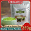 HelloYoung 250g Organic Barley Grass Powder Gluten Free Non-GMO Superfood Vegan Pure&Natural I Nutritionally Complete I Mix into Smoothie or Juice
