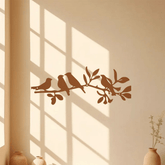 CIFbuy™ Gorgeous Black Iron Bird on Branch Wall Art - Elegant Metal Wall Sculpture for Home Décor, Handcrafted Iron Ornament with Lifelike Avian Design, Perfect for Living Room Accent, Wall Sculptures.