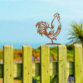 CIFbuy™ 1pc Customized Metal Iron Rooster Mailbox Topper - Delightful Decor Beautifying Outdoor Space, Ideal for Home & Mailbox Enhancement, Adds Whimsical Touch to Surroundings, Wall Sculptures, Sturdy Iron Craft, Collectible Figurines.