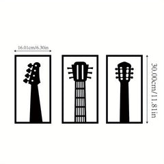 CIFbuy™ 3pc/set Unique Metal Wall Art Set - Decorative Musical Instrument Design, Ideal for Enhancing Space Decor, Wall Sculpture Feature, Iron Wall Sculptures.