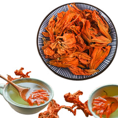 HelloYoung Dried Lily Tea Dried Flowers Tea Handmade Picking Elmination of Toxicant Healthy