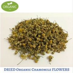 BULK 250 Gram Dried Organic CHAMOMILE FLOWER - Matricaria recutita - Herbal Tea