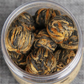 HelloYoung Chinese Yunnan Dianhong Black TeaHandmade Small Golden Ball Canned Black Tea 60g