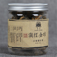 HelloYoung Chinese Yunnan Dianhong Black TeaHandmade Small Golden Ball Canned Black Tea 60g