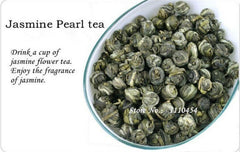 HelloYoung Jasmine Flower Tea Herbal Fragrant Floral Tea Dried Pearl Organic Green Tea 100g