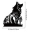 CIFbuy™ Iron Midnight Hound Wall Sculptures - Stylish Decor for Kids' Rooms, Kindergartens, Nurseries & Bedrooms, Enhances Spaces with Sculptural Charm, Wall Sculptures.