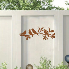 CIFbuy™ Exquisite Iron Metal Bird Wall Art - Stunning Tree Branch Design Wall Sculpture for Home Decoration, Handcrafted Wrought Iron Bird Decor with Elegant Details, Collectible Figurines.