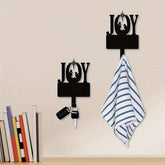 CIFbuy-Christmas Manger Wall Hook - Rust-Resistant Iron Key & Belt Holder, Nativity-Themed Holiday Decor for Home & Office (Wall SculpturesPC)