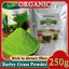 HelloYoung Organic Barley Grass Powder 250g, Green Superfood for Smoothie Vegan, Bulk. Good Source of Fiber, Protein. Great for Juices, Smoothies, Shakes, Yogurts