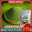 HelloYoung Barley Grass Powder 100% Pure & Organic Organic Barley Grass Powder Pure Organic Barley for Women and Men 250g 100% Pure&Natural I Nutritionally Complete