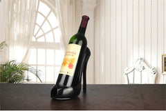 Resin High Heel Shoe Shaped Wine Bottle Holder Stylish Wine Shelf Rack Wedding Party Gift Home Kitchen Bar Accessories