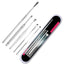 Stainless Steel Portable Spiral Choose Ear Wax Health Stick Cure Cleaner Cleaning Kit Ear Care Removal Tools 5 Pcs / Lot