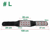 Tcare Adjustable Waist Tourmaline Self heating Magnetic Therapy Back Waist Support Belt Lumbar Brace Massage Band Health Care