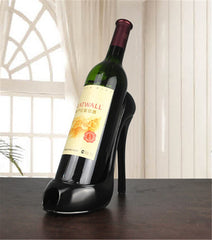 Resin High Heel Shoe Shaped Wine Bottle Holder Stylish Wine Shelf Rack Wedding Party Gift Home Kitchen Bar Accessories