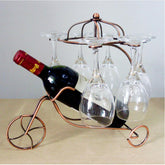 New Hot Decorative Retro Metal Wine Bottle Storage Holder Rack Bar Display Stand Bracket Barware Supplies Accessories Decoration