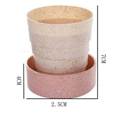 130ML Creative Folding Water Cups Boys Girls Outdoor Activities Telescopic Leak-proof Portable Water Travel Cup Drop Shipping