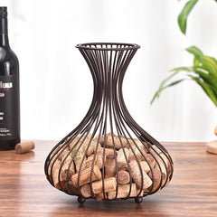 new wine rack wine stopper storage basket wholesale home decoration flower stand table decoration