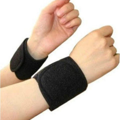 2 pcs/lot Self-heating Tourmaline Wrist Far Infrared Ray Magnetic Therapy Brace Support Belt Tourmaline Massager Wrist Products