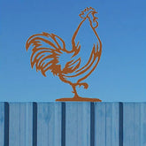 CIFbuy™ 1pc Customized Metal Iron Rooster Mailbox Topper - Delightful Decor Beautifying Outdoor Space, Ideal for Home & Mailbox Enhancement, Adds Whimsical Touch to Surroundings, Wall Sculptures, Sturdy Iron Craft, Collectible Figurines.