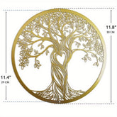 CIFbuy™ Exquisite Iron Artfully Crafted Rustic Black Tree of Life Wall Art - Laser Cut Metal Sculpture with Intricate Rustic Design & Fine Statue Ornaments, Enhances Home Aesthetic with Refinement - Unique Wall Sculptures.