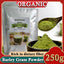 HelloYoung 250g Organic Barley Grass Powder Gluten Free Non-GMO Superfood Vegan Grass Juice Powder Cold Pressed Rich in Immune Vitamin, Fibers, Minerals