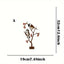 "1-Piece Outdoor Garden Bird Decor: Creative Metal Cutting Handicraft with Silhouette Design for Flowerpots & Garden Accents".Outdoor statue