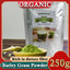 HelloYoung Barley Grass Juice 250g Powder Organic Non-GMO Vegan Cold-Juiced and Low-Temperature Dried