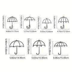 CIFbuy™ Exquisite Iron 7-Piece Creative Multifunctional Key & Coat Hangers Set - Perfect for Hanging Umbrellas/Coats/Keys in Rooms, Elegant Housewarming Gift Choice - Premium-grade Wall Sculptures.