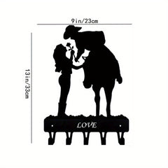 CIFbuy™ 1pc Iron Metal Gorgeous Wall-Mounted Pendant - Artistic Home Hooks & Perfect Iron Hanger Hooks, Exquisite Utility Hooks for Daily Use, Durable Iron Build, Stylish Wall-Mounted Decor You Deserve - Collectible Figurines.