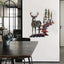White-Tailed Deer Iron Wall Art: Charming European & American Decorative Craft for Home.Wall Sculptures